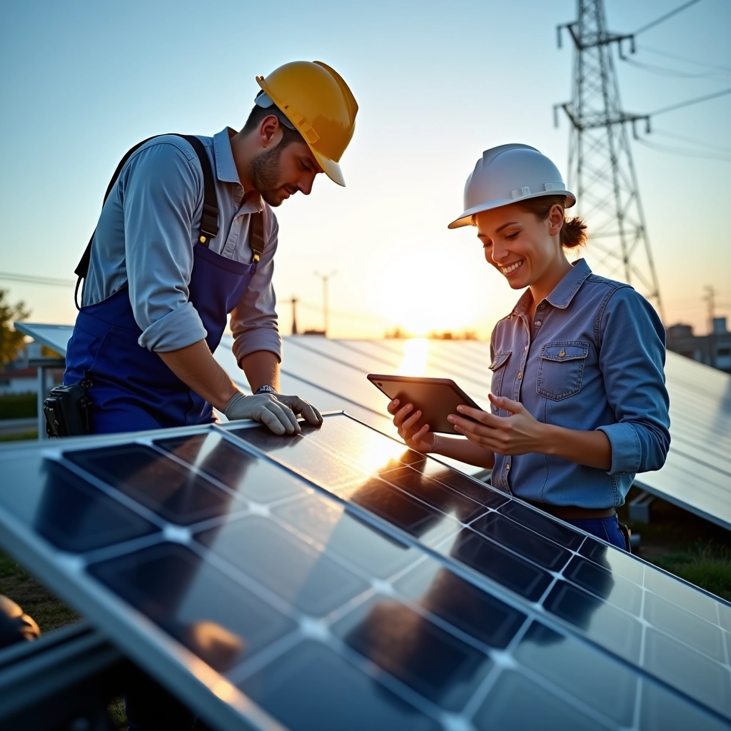 panneaux solaires photovoltaïques